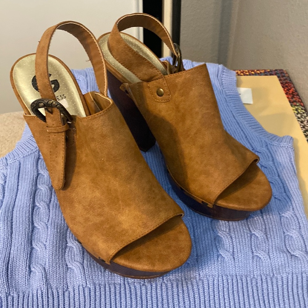 G By Guess Open Toe Clogs - image 1